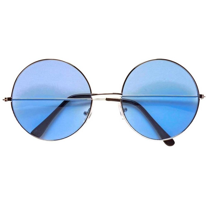 LUNETTES BIG HIPPIE RONDE BLEU LUNETTES BIG HIPPIE RONDE BLEU