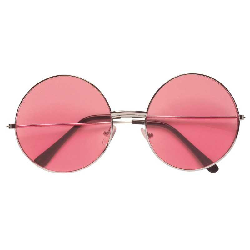 LUNETTES BIG HIPPIE RONDE ROSE