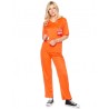 DEGUISEMENT PRISONNIER(E) ORANGE TAILLE M