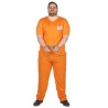 DEGUISEMENT PRISONNIER(E) ORANGE TAILLE XXL DEGUISEMENT PRISONNIER(E) ORANGE TAILLE XXL