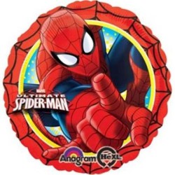 BALLON METALLIQUE ROND ULTIMATE SPIDERMAN 43 CM