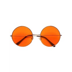 LUNETTES BIG HIPPIE RONDE ORANGE