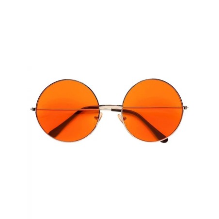 LUNETTES BIG HIPPIE RONDE ORANGE