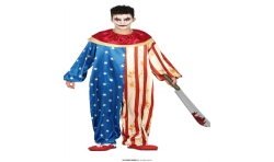 DEGUISEMENT HALLOWEEN CLOWN MECHANT TAILLE 14-16 ANS