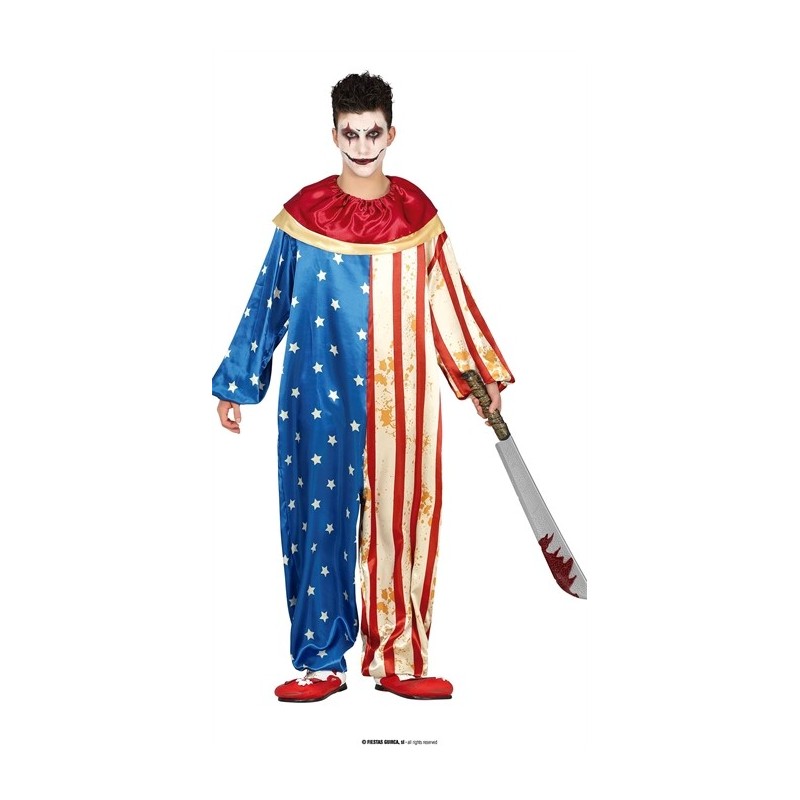 DEGUISEMENT HALLOWEEN CLOWN MECHANT TAILLE 14-16 ANS