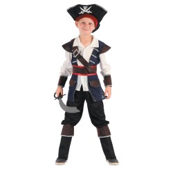 DEGUISEMENT CAPITAINE PIRATE GARCON TAILLE XS 3-4 ANS