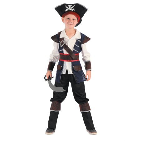 DEGUISEMENT CAPITAINE PIRATE GARCON TAILLE XS 3-4 ANS