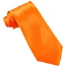 CRAVATE SATIN ORANGE FLUO