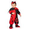 DEGUISEMENT PETIT DIABLE ROUGE ET NOIR BEBE 6-12 MOIS