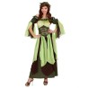 DEGUISEMENT FEMME MEDIEVAL MERE NATURE ROBE VERTE TAILLE M 