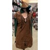 DEGUISEMENT ROBIN DES BOIS FEMME MEDIEVALE MARRON ET VERT TAILLE M-L