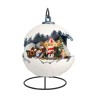 1 BOULE DE NOEL 2 DECORS DIFFERENTS LUMINEUSE ET ANIMEE