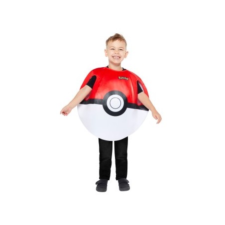 DEGUISEMENT POKEMON POKEBALL TAILLE 3-7 ANS 