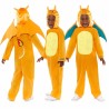 DEGUISEMENT POKEMON COMBINAISON DRACAUFEU TAILLE 6-8 ANS