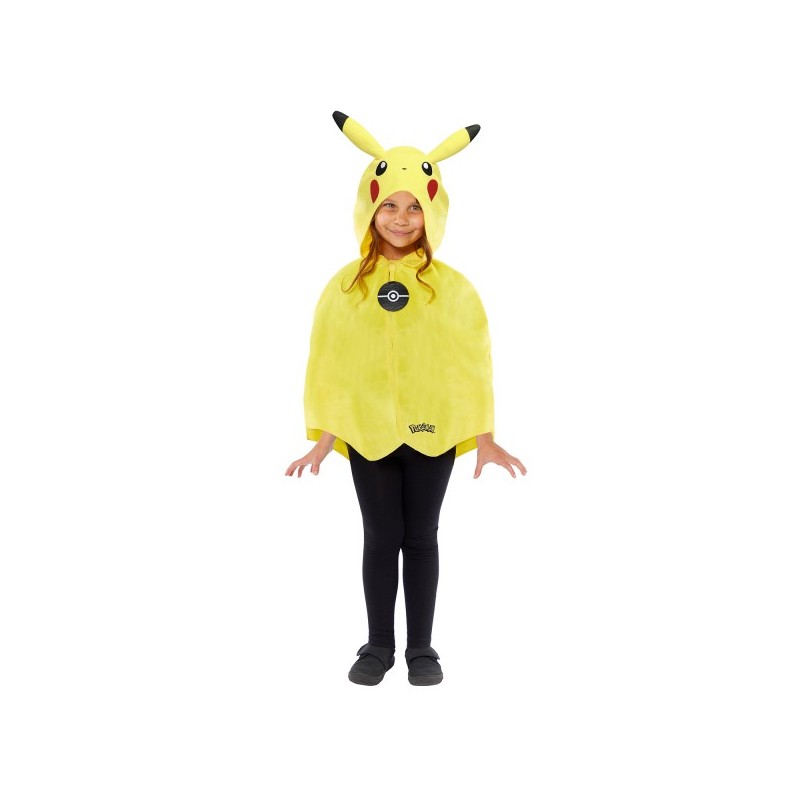 DEGUISEMENT POKEMON CAPE PIKACHU TAILLE 3-7 ANS DEGUISEMENT POKEMON CAPE PIKACHU TAILLE 3-7 ANS