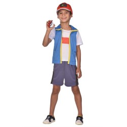 DEGUISEMENT POKEMON PERSONNAGE ASH  TAILLE 6-8 ANS 
