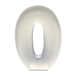 CHIFFRE 0 MOSAIC STRUCTURE A REMPLIR DE BALLONS 120 CM