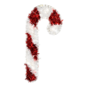 1 CANDY CANE DE NOEL ROUGE ET BLANC LUMINEUX