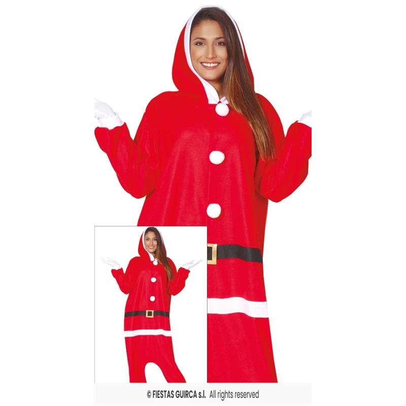 DEGUISEMENT PYJAMA KIGURUMI PERE NOEL TAILLE 38-40