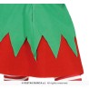 DEGUISEMENT LUTIN DE NOEL FILLE ROUGE ET VERT TAILLE 3-4 ANS