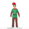 DEGUISEMENT LUTIN DE NOEL GARCON ROUGE ET VERT TAILLE 3-4 ANS