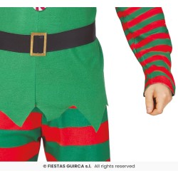 DEGUISEMENT LUTIN DE NOEL GARCON ROUGE ET VERT TAILLE 3-4 ANS