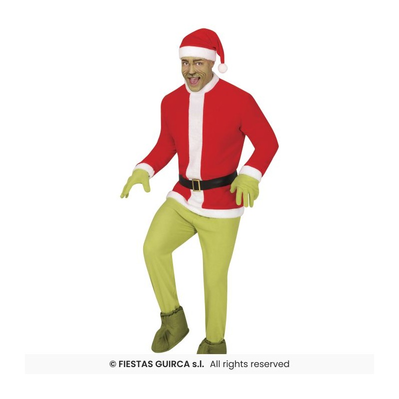 DEGUISEMENT GRINCH DE NOEL HOMME TAILLE 46-48 OU S