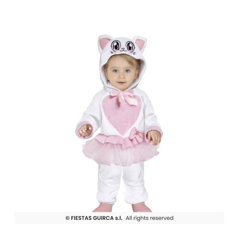 DEGUISEMENT BEBE PETIT CHAT BLANC KITTY TAILLE 18-24  MOIS DEGUISEMENT BEBE PETIT CHAT BLANC KITTY TAILLE 18-24  MOIS