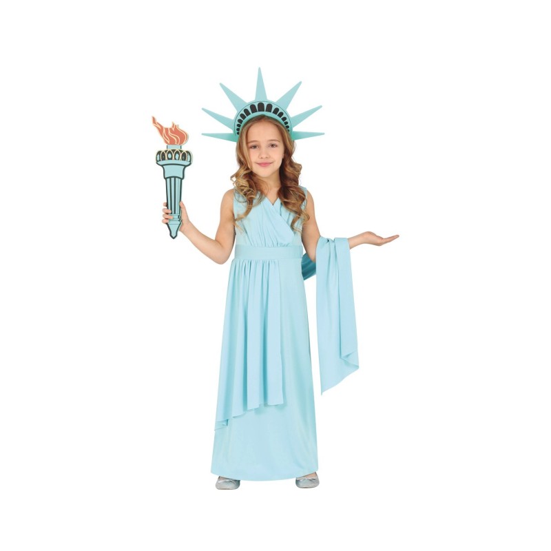 DEGUISEMENT ENFANT STATUE DE LA LIBERTE TAILLE 10-12 ANS DEGUISEMENT ENFANT STATUE DE LA LIBERTE TAILLE 10-12 ANS