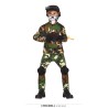 DEGUISEMENT ENFANT MILITAIRE MASQUE SQUELETTE TAILLE 7-9 ANS