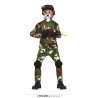 DEGUISEMENT MILITAIRE MASQUE SQUELETTE TAILLE 10-12 ANS