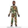 DEGUISEMENT MILITAIRE MASQUE SQUELETTE TAILLE 10-12 ANS