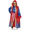 DEGUISEMENT ENFANT BOXEUR ROUGE ET BLEU TAILLE 5-6 ANS