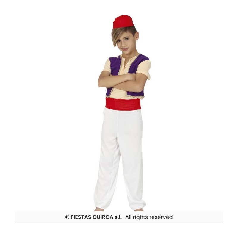 DEGUISEMENT ALADIN VOLEUR DU DESERT TAILLE 7-9 ANS