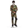 DEGUISEMENT MILITAIRE MASQUE SQUELETTE TAILLE 14-16 ANS