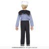 DEGUISEMENT MOUSSAILLON GARCON SAILOR TUNIQUE BLEUE TAILLE 7-9 ANS