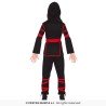 DEGUISEMENT ENFANT NINJA ROUGE NOIR TAILLE 5-6 ANS