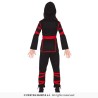 DEGUISEMENT ENFANT  NINJA ROUGE NOIR  TAILLE 7-9 ANS DEGUISEMENT ENFANT  NINJA ROUGE NOIR  TAILLE 7-9 ANS