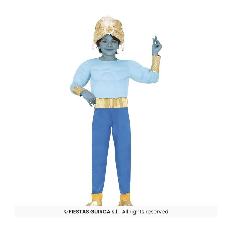 DEGUISEMENT ENFANT GENIE BLEU TAILLE 5-6 ANS DEGUISEMENT ENFANT GENIE BLEU TAILLE 5-6 ANS