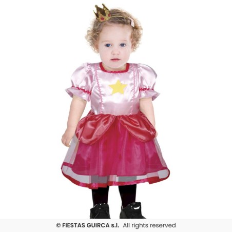 DEGUISEMENT BEBE PRINCESSE ROSE TAILLE 12-18 MOIS