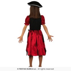 DEGUISEMENT ENFANT FILLE  PIRATE ROBE TAILLE 10-12 ANS 