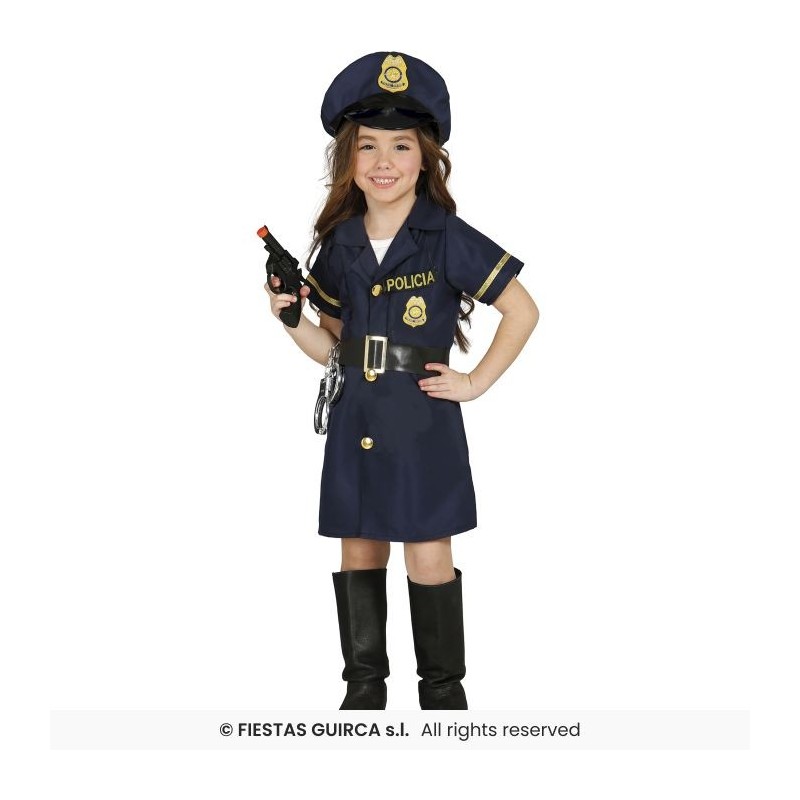 DEGUISEMENT FILLE POLICE ROBE TAILLE 7-9 ANS DEGUISEMENT FILLE POLICE ROBE TAILLE 7-9 ANS