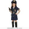 DEGUISEMENT FILLE POLICE ROBE TAILLE 7-9 ANS