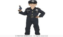 DEGUISEMENT ENFANT POLICIER PANTALON TAILLE 3-4 ANS 