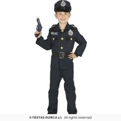 DEGUISEMENT ENFANT POLICIER PANTALON TAILLE 5-6 ANS