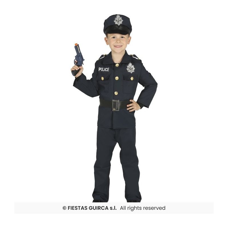 DEGUISEMENT ENFANT POLICIER PANTALON TAILLE 5-6 ANS  DEGUISEMENT ENFANT POLICIER PANTALON TAILLE 5-6 ANS
