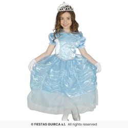 DEGUISEMENT PRINCESSE BLEUE TAILLE 5-6 ANS