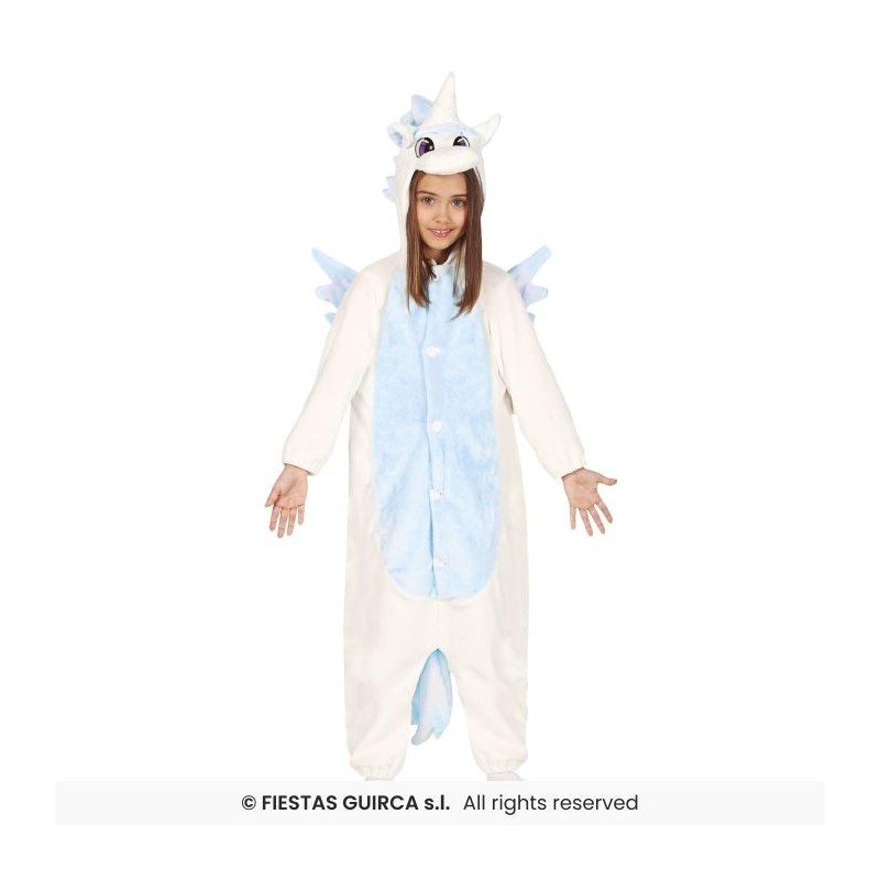 DEGUISEMENT PYJAMA KUGURUMI BLEU ET BLANC LICORNE TAILLE 3-4 ANS  DEGUISEMENT PYJAMA KUGURUMI BLEU ET BLANC LICORNE TAILLE 3-4 ANS