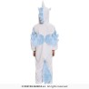 DEGUISEMENT PYJAMA KUGURUMI BLEU ET BLANC LICORNE TAILLE 3-4 ANS  DEGUISEMENT PYJAMA KUGURUMI BLEU ET BLANC LICORNE TAILLE 3-4 ANS