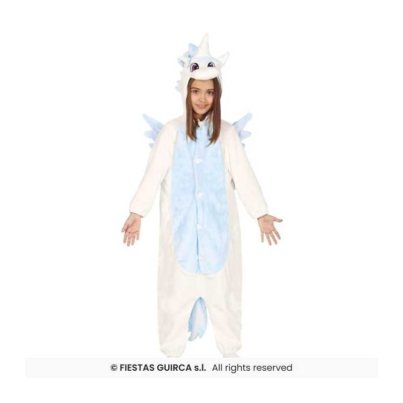 DEGUISEMENT PYJAMA KUGURUMI BLEU ET BLANC LICORNE TAILLE 10-12 ANS 